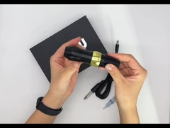 Типа ручки профессиональной роторной машины татуировки цвет беспроводного черный и красный для художников